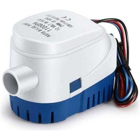 Bilge Pumps, 12V 1100GPH Automatic Bilge Pump Automatic Quiet Liquid Water Pump for Marine Bilge Pump Water Pump for Boats, Ponds, Swimming Pools (1/4)