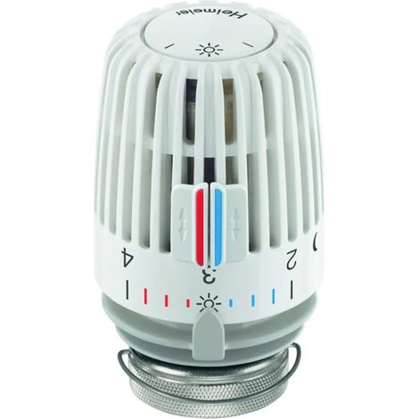 HEIMEIER Testa termostatica K bianco, versione per enti pubblici, con posizione zero, 7020-00.500
