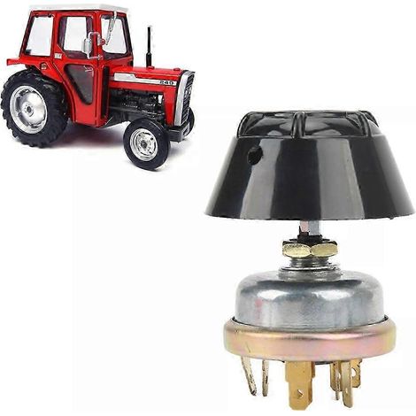 Interrupteur de klaxon et de phares pour tracteur 1668816M1, remplacement pour 231, 240 et 261 (1/5)