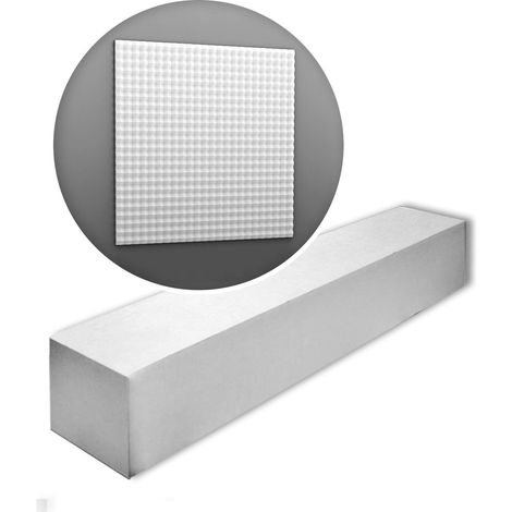 Orac Decor W117-box MODERN SLOPE1 Box 5 pieces 3d wall panel contemporary design white  5 m2 (1/5)