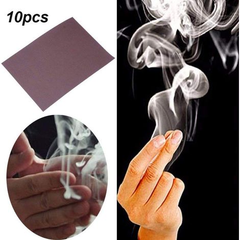 Tour de magie amusant avec carte fumante, accessoire pour faire de la fumée avec les doigts, performance de close-up (1/5)