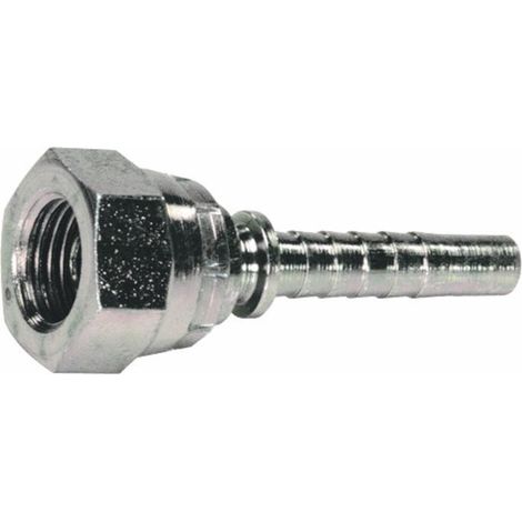 Raccord fileté femelle droit 60° - 3/8"  X 3/8" 5 (Lot de 5)