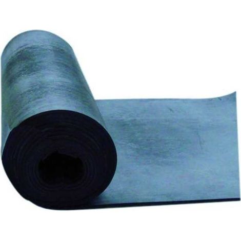 Láminas de goma negra rollo de 5 metros H. cm. 150 Sp. mm. 3 (1/2)