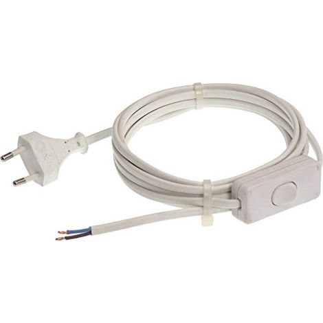 as-schwabe 70631 Cable eléctrico blanco 3 metros