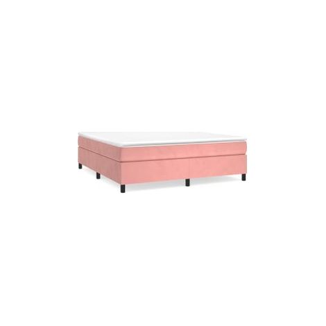 Sommier à lattes de lit avec matelas Rose 160x200 Velours (1/5)