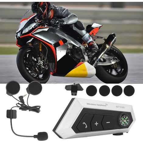 Casque Bluetooth Moto Étanche Écouteur Sans Fil Réponse Automatique pour Casque Moto Moto (1/5)