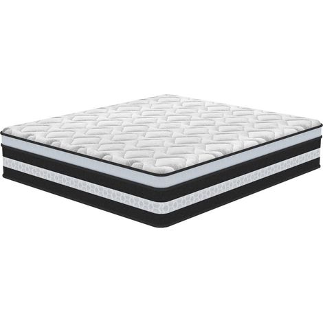 Yidatong – Matelas hybride 160x200 cm – Épaisseur 26 cm – Ressorts à poches et mousse à mémoire – Soutien optimal et perméabilité élevée