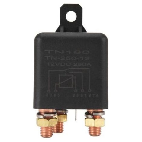 QORVA
-Relais de Voiture 12V 24V 250A Type Continu Haute Batterie Contrôle Interrupteur Terminal Automobile DéMarreur Relais..