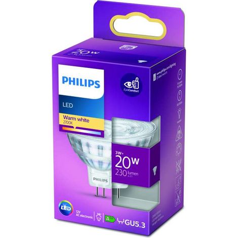 Philips GU5.3 lampadina LED bianco caldo 20W equivalente (1/2)