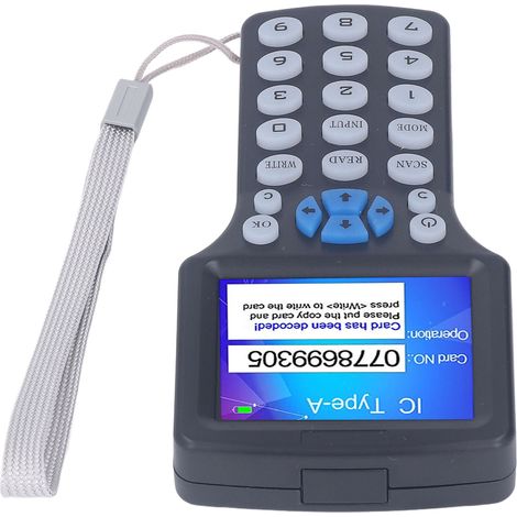 Lecteur-copieur NFC RFID avec 10 cartes T5577 + 10 porte-clés T5577 + 10 porte-clés UID + 1 câble USB. Compatible avec les cartes IC/ID et toutes les cartes 125 kHz. (1/5)