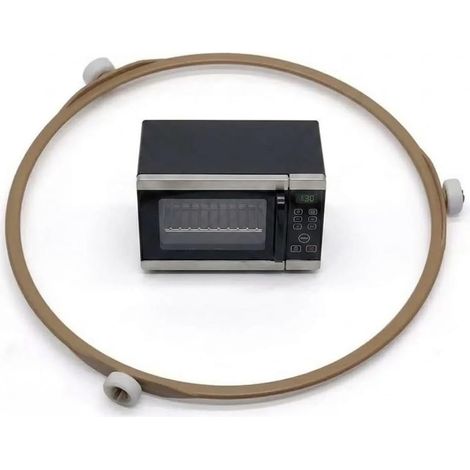 1 Pièce Anneau Support Micro-Ondes 17,8 cm, Anneau à Rouleaux Universel pour Plateau en Verre, Remplacement Pivotant pour Four, Diamètre 178mm, Hauteur 16mm (1/5)