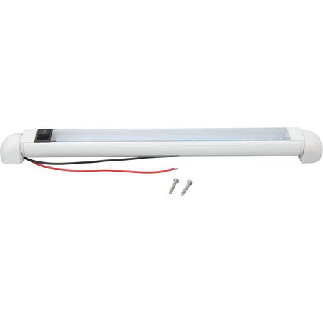 Plafonnier LED marin 12V, 24 perles LED, étanche IP65 avec joint d'étanchéité renforcé, lumière blanche brillante, convient aux yachts, camping-cars et navires. (1/5)