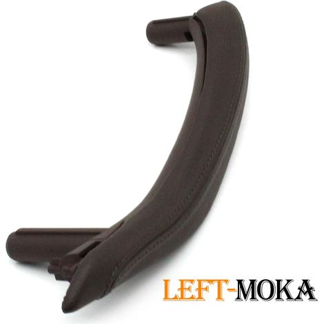 Poignée de porte intérieure gauche/droite côté passager avec revêtement extérieur en cuir pour BMW X5 X6 F15 F16 2014 2015 2016 2017 2018 (1/5)