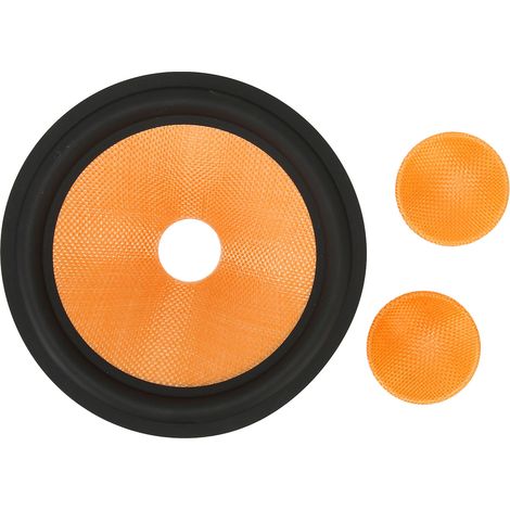 Cône de Subwoofer 8 Pouces en Papier de Haut-parleur avec Bordure en Fibre de Verre, Diamètre Intérieur 1,4 Pouce (1/5)