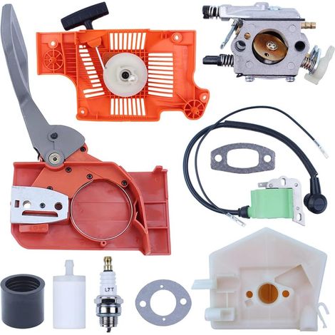 Kit de réparation du couvercle du frein de démarreur, pour tronçonneuse Husqvarna 50, 51, 55, 55 Rancher, 503151803, 503 49 32-01, 503 89 81-01, (1/5)