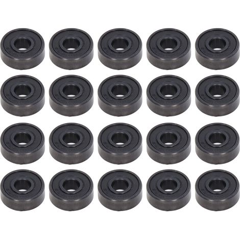 20 pièces roulement à billes miniature étanche S606RS pour skateboard et planche à roulettes (1/5)