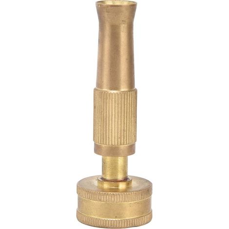 Buse rotative réglable, adaptateur de pulvérisation pour tuyau d'arrosage épais, en laiton massif durable pour l'arrosage. (1/5)