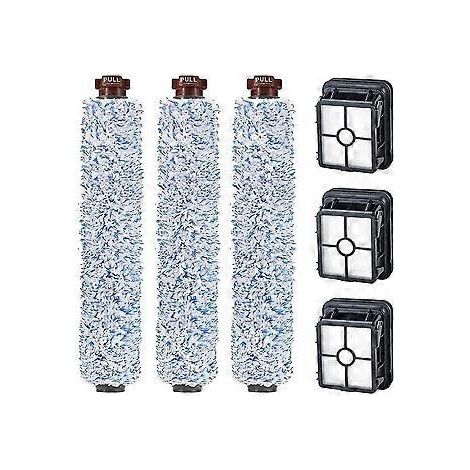 Accessoires pour Crosswave : rouleau à brosse .3 et 3 filtres, pour Crosswave, kits de pièces détachées/remplacement (1/5)