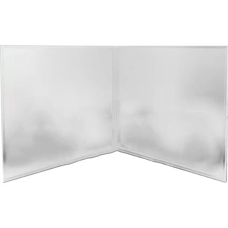 Stove Grease Splash Guard, Stainless Steel Folding Screen Protector Panel Behind Stovetop 29 x 40 cm (29 x 40 cm, 2 Slices) (1/5)