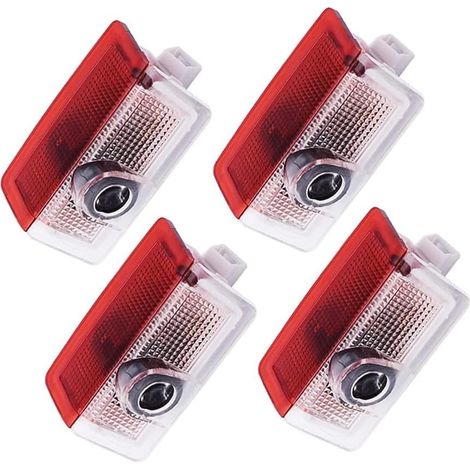 4 x Logo Projector Door Light Accessories for A B C E M G er W166 W176 W205 W212 (1/5)