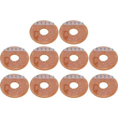 Barrière Cutanée en Silicone Souple Étanche - 10 Pièces pour Protection Permanente de Colostomie (1/5)