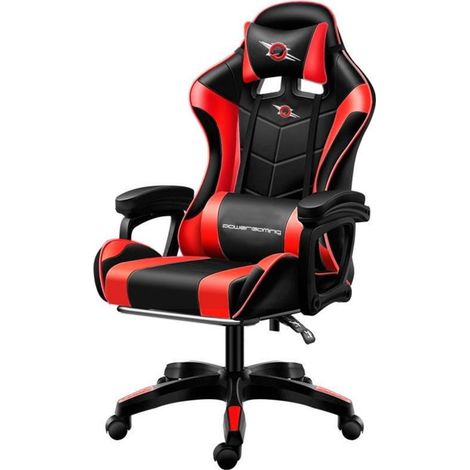 Silla Gaming PowerGaming Negro/Rojo