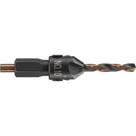DeWalt Vorbohrer mit Senker Nr. 10 Flip+Drive (1/2)