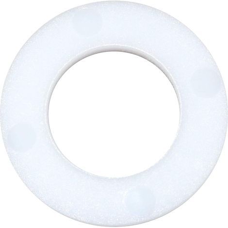 C48564 - Lot de 100 Rondelles plates en polyamide/PA/nylon M8 Ø extérieur 16mm épaisseur 1.7mm - DIN 125 (1/2)