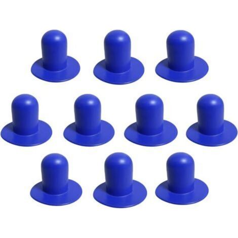 10er-Pack verlängerte Pool-Verschlusskappen, Bestway Lay-Z-Spa Pumpenfilterkappen, Lay-Z-Spa Ersatz-Poolfilterkappen, kompatibel mit Pools (Blau, verlängert) (1/5)