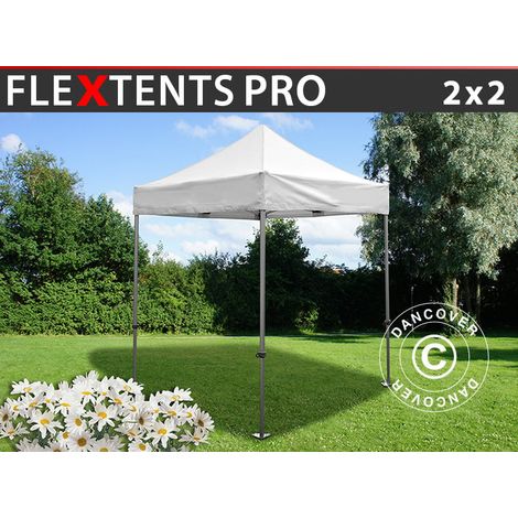 Faltzelt FleXtents PRO 2x2m Weiß