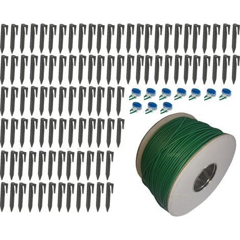 100 m / 3,4 mm de câble de délimitation de tondeuse pour le robot Parkside PAMRC 250 A1 City (1/5)