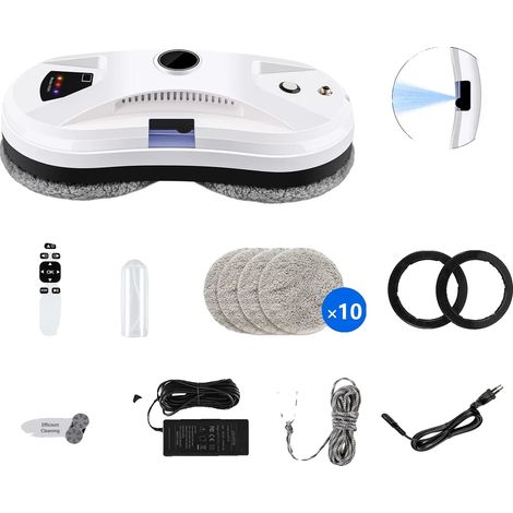 Robot limpiacristales, limpieza eficiente, función de seguridad anticaída, YTK334, EU-b, Yes-b (1/2)