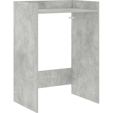 Maison Exclusive - Mobiletto per lavatrice Calcestruzzo 67,5 x 48 x 97 cm
