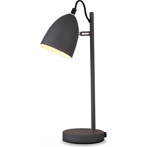 Platinet Lampe de bureau noire 37 cm élégante