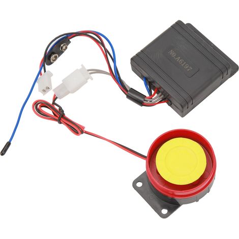 Kit Alarme Moto 12V avec Télécommande 1 Voie, Système Antivol Étanche pour Scooter et Motocyclette (1/5)