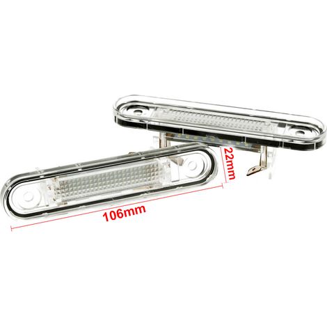 Kit Luci Targa Led Mercedes Benz Class E W124 W201 Class C W202 A1248200256 (1/3)