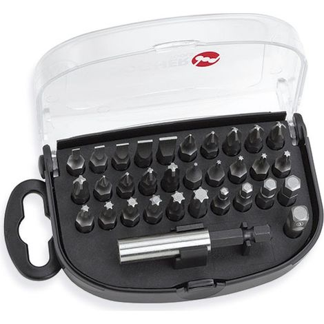 Estuche con puntas de atornillar, 32 piezas  DOGHER 438-001