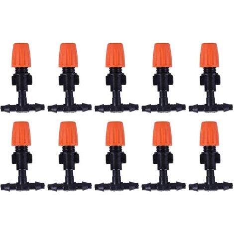 10 Spray Nozzles for Drip Irrigation, Watering Atomizers, Micro Drip Watering Kits (1/5)