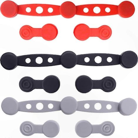 Lot de 3 feuilles de papier cuisson pour friteuse à air, avec attaches magnétiques en silicone, accessoire de fixation aimanté (1/5)