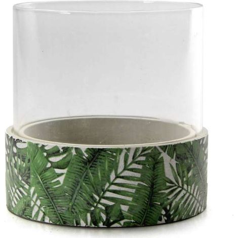 Vaso Jungle vetro Ø 9 x 13,5 h cm
