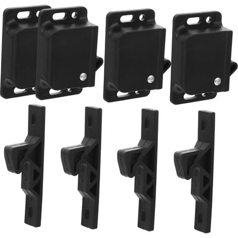 4 Ensembles RV Cabinet Drawer Latches Grabber Catch for Camper Safety Easy Install Cabinet and Drawer Door Latch Accessories for Camping Car Furniture