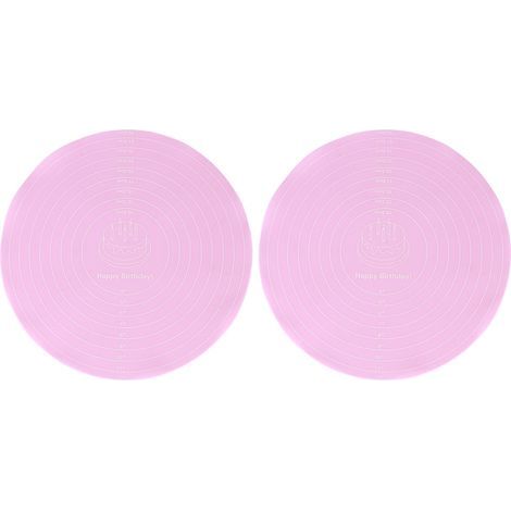 Tapis à Rouler Tapis à Gâteau Tapis à Pâtisserie Doublure de Feuille Support de Plateau Tournant à Gâteau Antiadhésif Résistant à la Chaleur Feuille de Cuisson Rouleau Tapis à. (1/5)