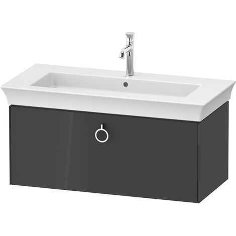 Duravit Tulip blanco, mueble de lavabo colgado en la pared,