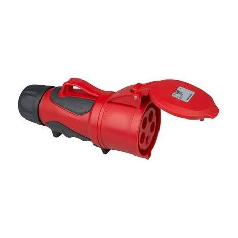 Enchufe portátil 32A 5P 400V 6h IP44/54 con empuñadura 2253-6