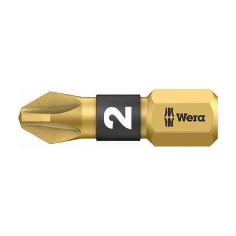 Embout cruciforme PZ 1 Wera 05 056700 001 Acier à outils revêtement diamanté Forme (embouts): D 6.3 (1/2)