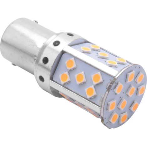 Ampoule LED 1156 Ba15S P21W 3030 35 SMD Canbus pour clignotants de voiture, éclairage ambre 12V 24V (1/4)