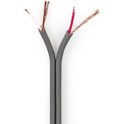 Cable de luz 2x 016 mm koppar 1000 metros redondo pvc morkgra rulle (1/2)