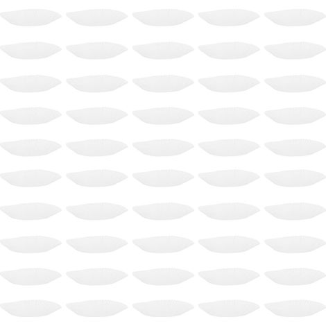 50 feuilles jetables antiadhésives pour friteuse, papier cuisson 20cm blanc - Idéal pâtisserie et restauration