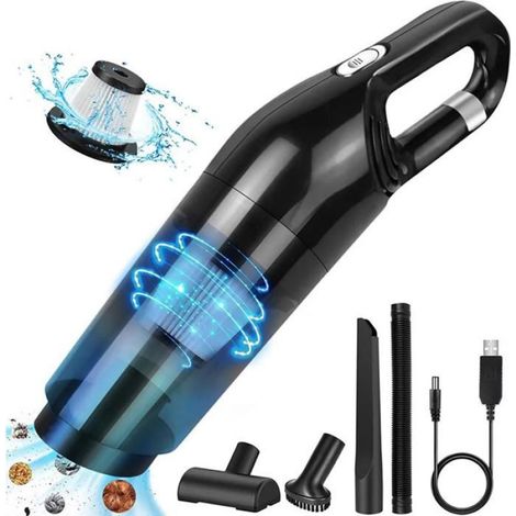 Aspirateur main45000Pa,120W sans fil,suceur extra-long,voiture (1/5)