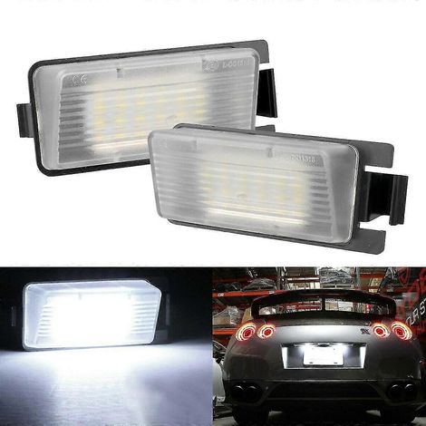 2 éclairages de plaque d'immatriculation à LED pour Infiniti G25 G35 G37 S60 Berline 2003-2013 (1/5)